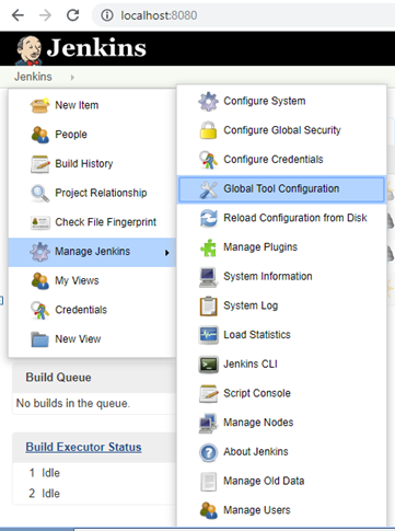 Jenkins Global Tool Configuration