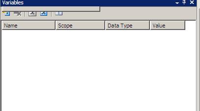 SSIS Creating Variables